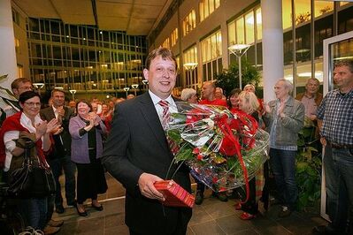 Strahlender Sieger: Stefan Schwartze - FOTO: KIEL-STEINKAMP/NW