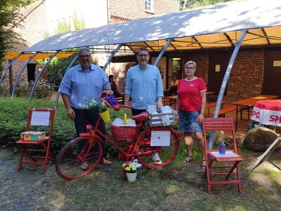 V.l. Achim Wilmsmeier, Ingo Ellerkamp und Angelika Buttler