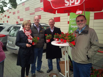 Infostand der SPD Werste