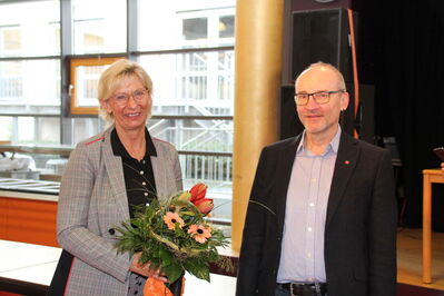 Christina Weng und SPD-Kreisvorsitzender Michael Buhre