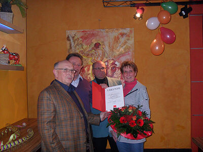 Angelika Kraft wurde für 40-Jahre SPD-Mitgliedschaft geehrt